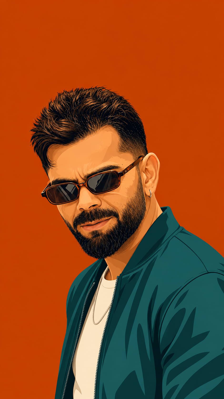 Bold Vector Portrait — Cinematic Editorial Transformation