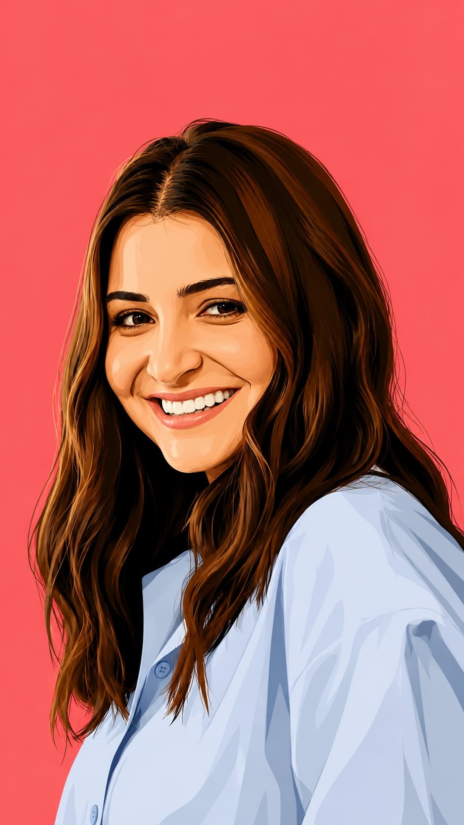 Bold Vector Portrait — Cinematic Editorial Transformation