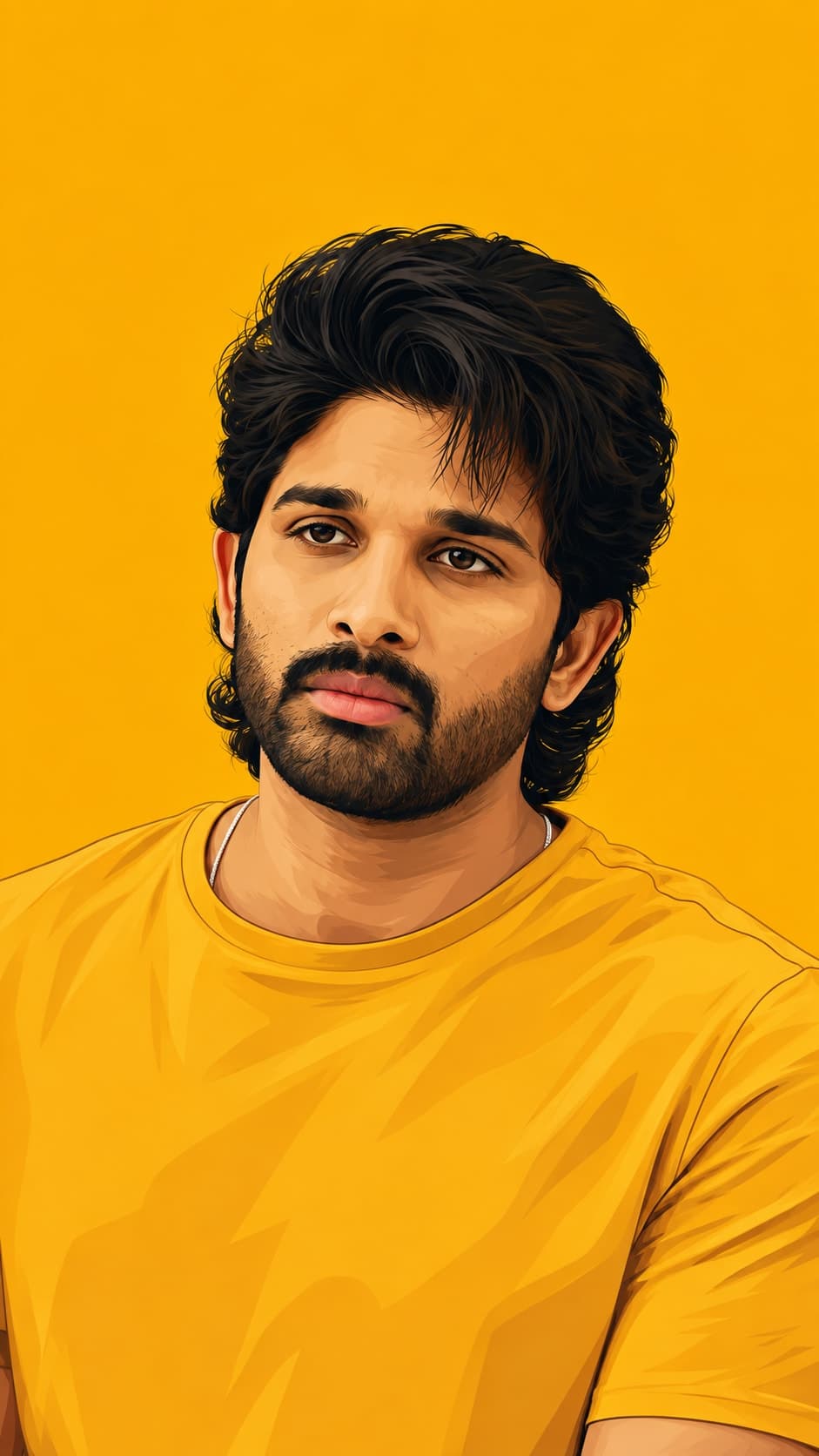 Bold Vector Portrait — Cinematic Editorial Transformation
