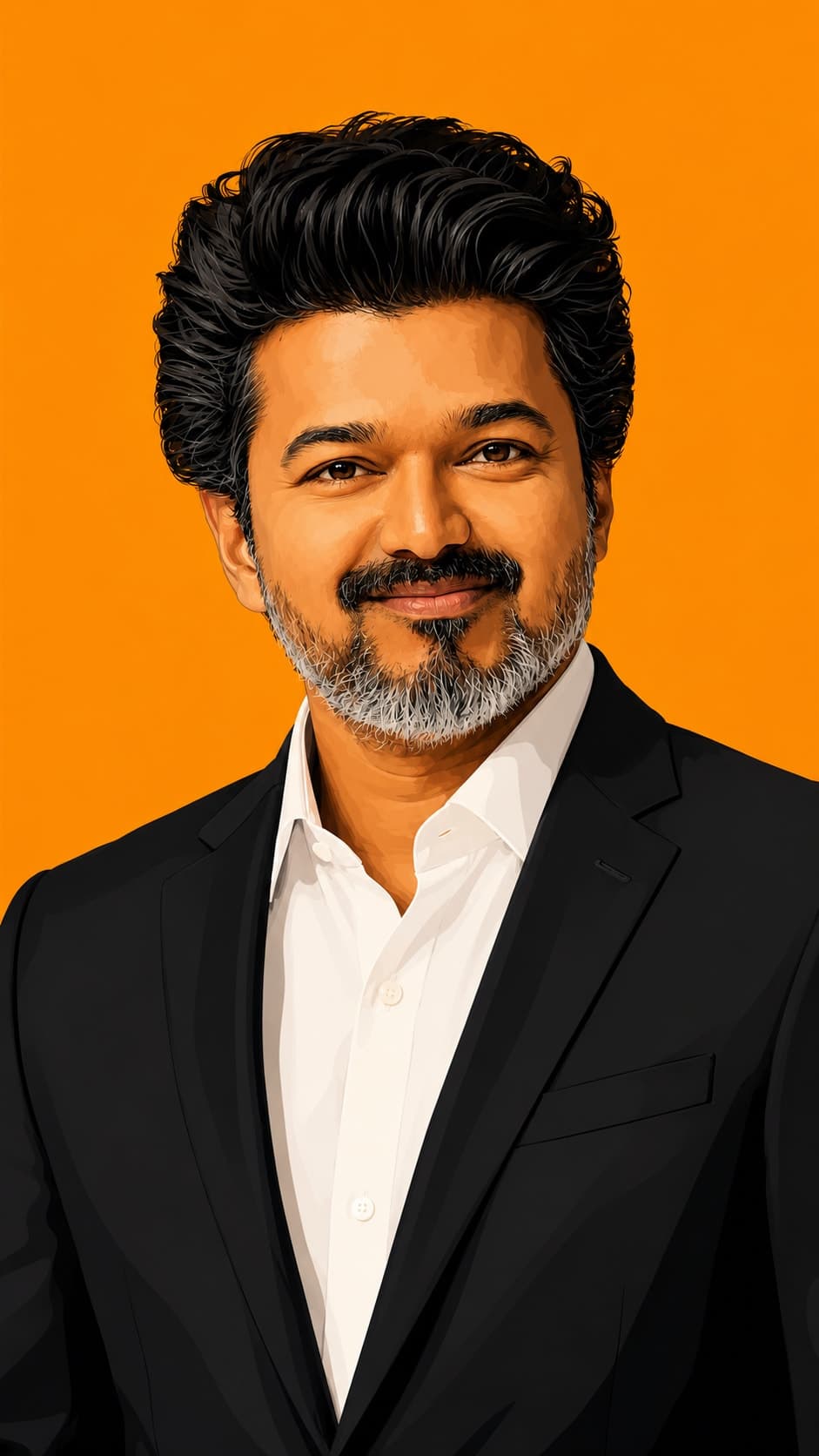 Bold Vector Portrait — Cinematic Editorial Transformation