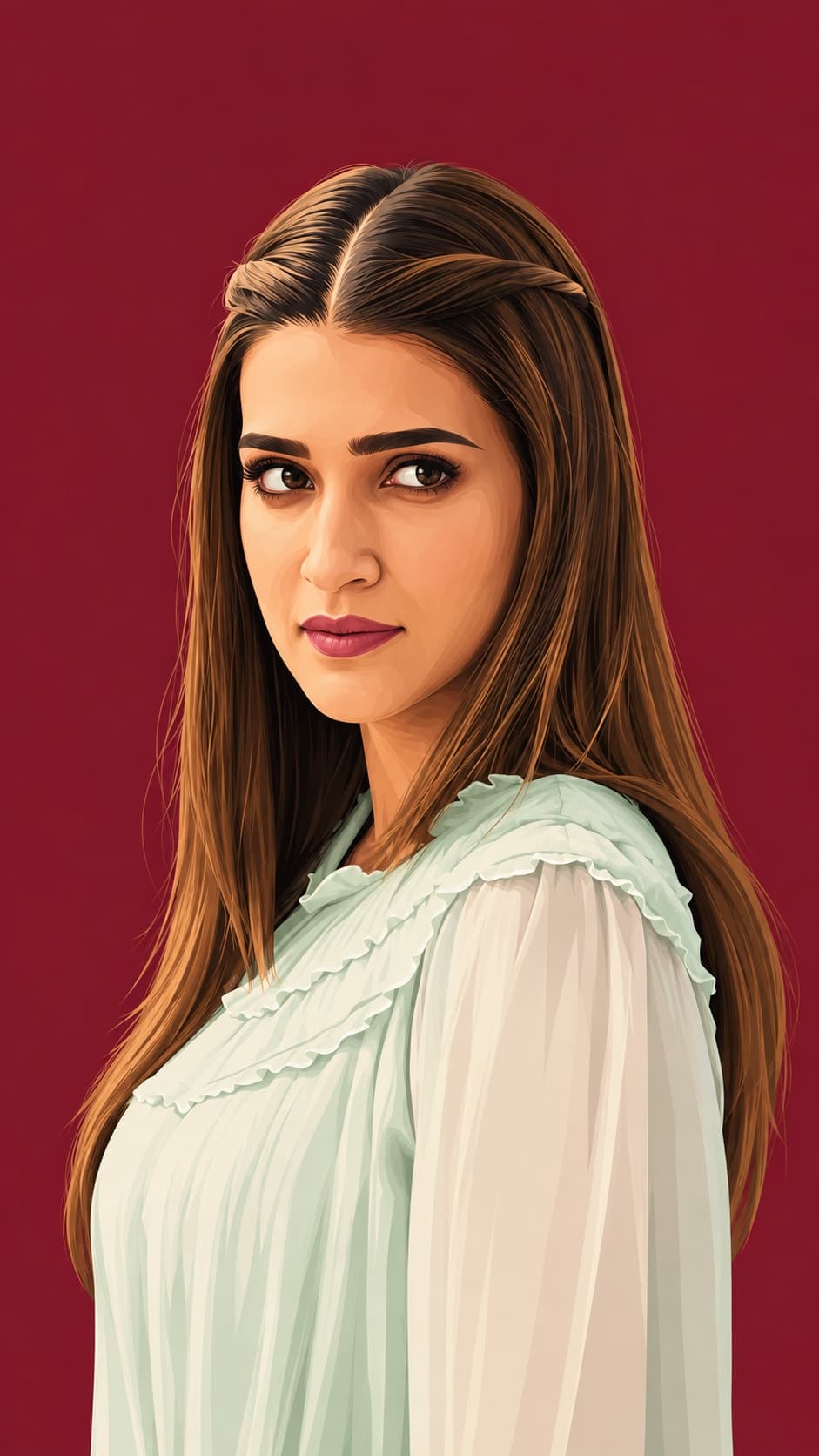 Bold Vector Portrait — Cinematic Editorial Transformation