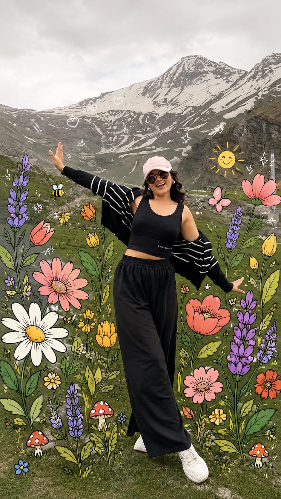 Turn Her Photo into a Viral Floral Editorial Portrait 🌸 (AI Prompt)