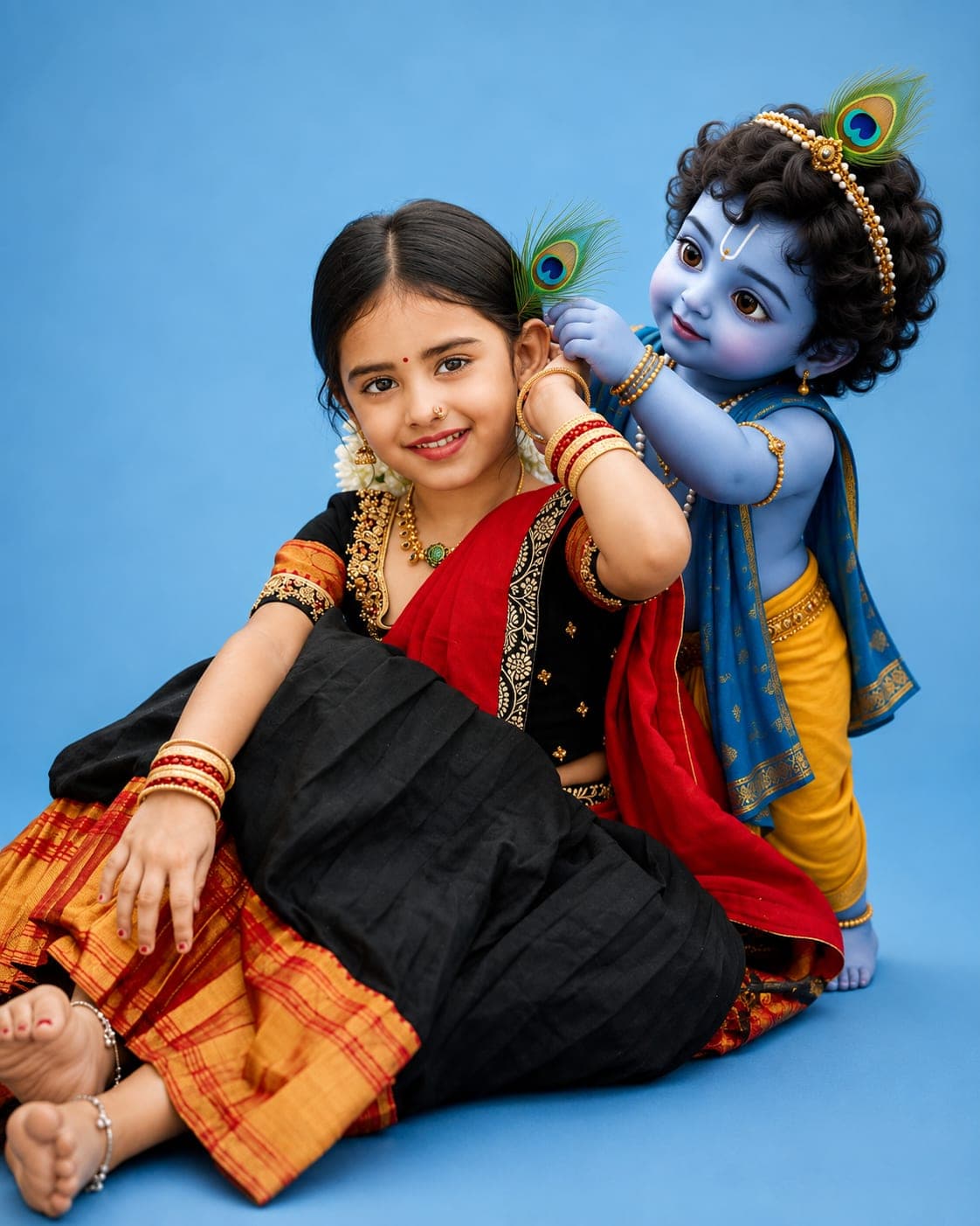 Bal Krishna AI Viral Photo prompt