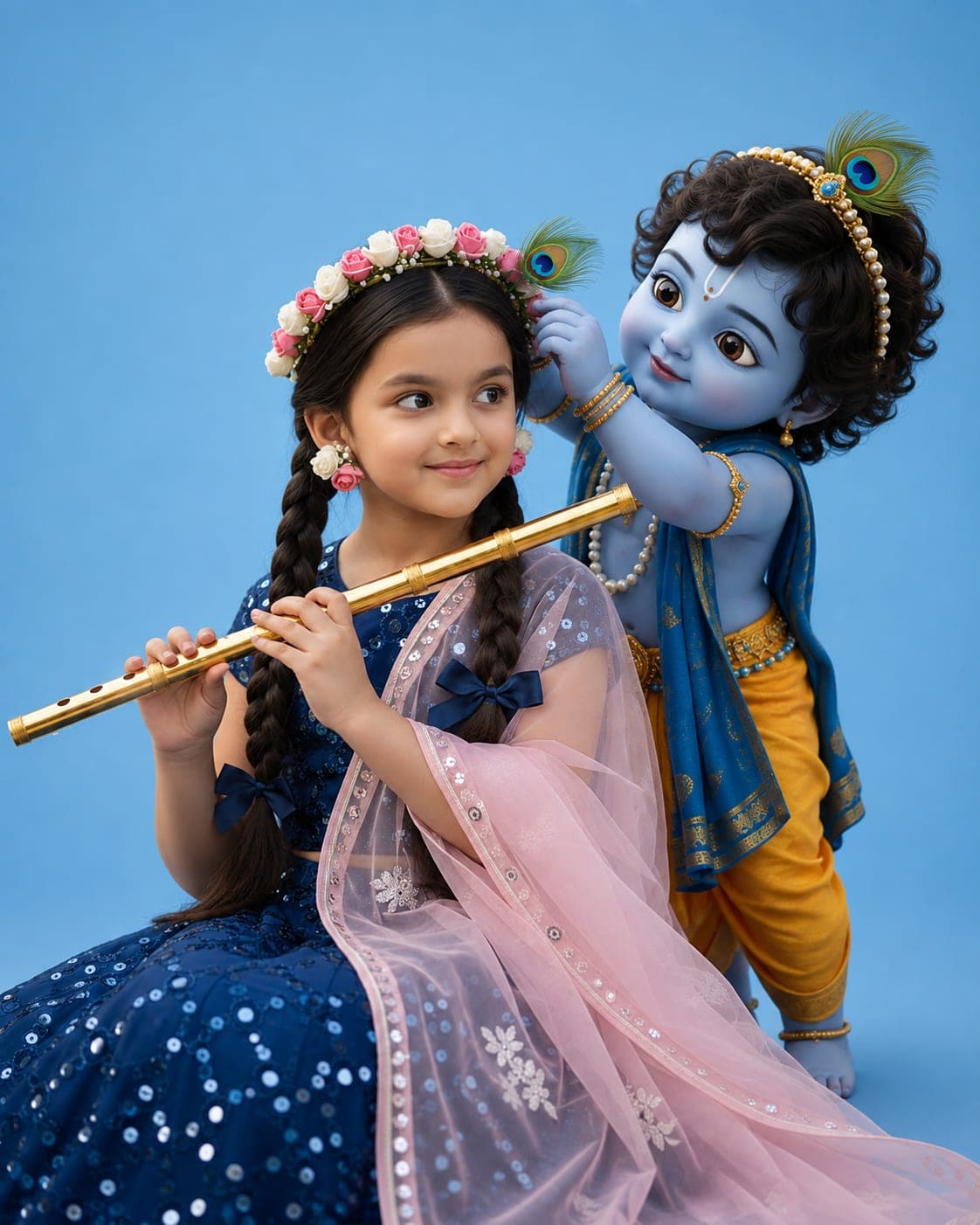 Bal Krishna AI Viral Photo prompt