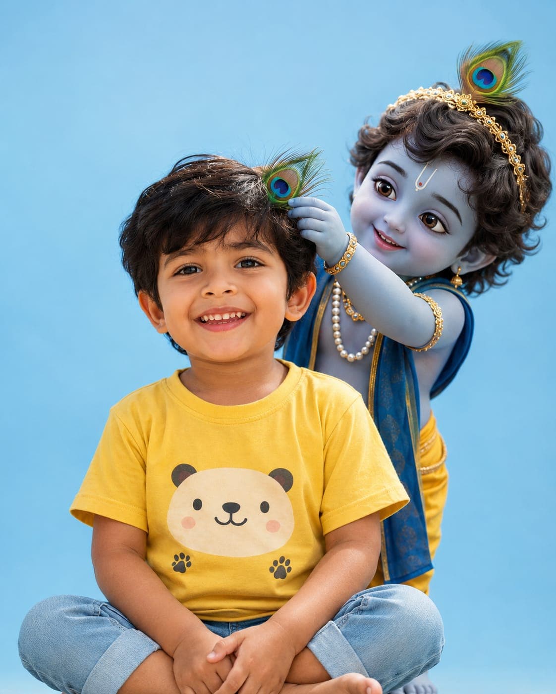 Bal Krishna AI Viral Photo prompt