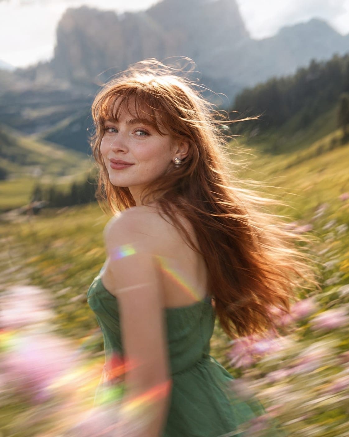 Golden Meadow — Cinematic AI Portrait